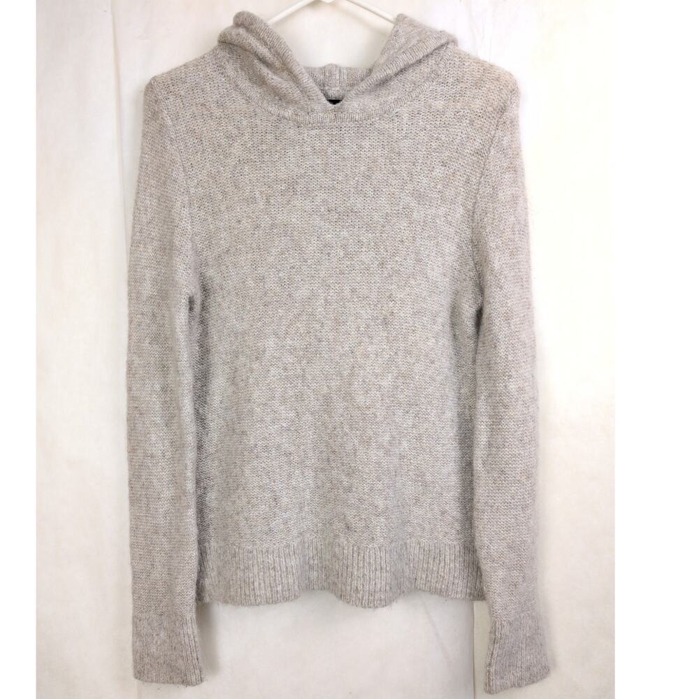 Banana Republic Merino wool Alpaca hooded sweater Size M Luxe Minimal Cozycore